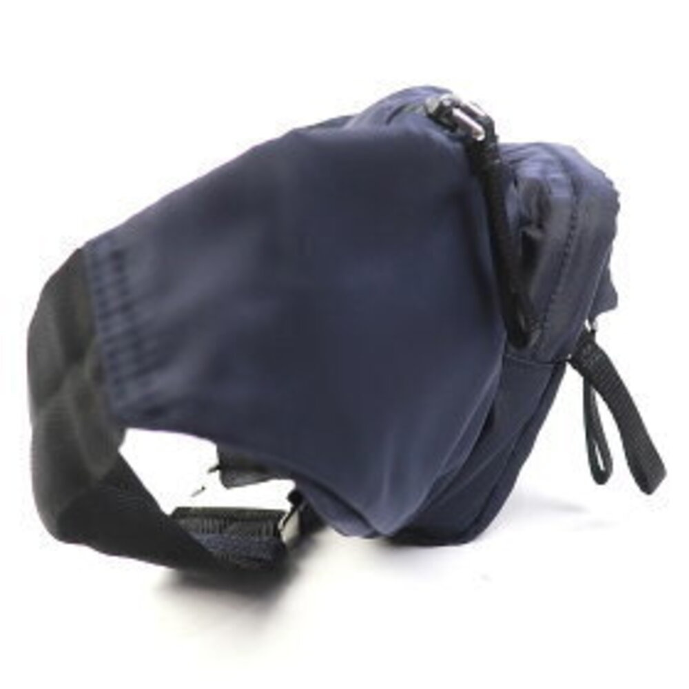 Prada shoulder bag triangle Tessuto blue logo belt waist crossbody - Picture 4 of 7